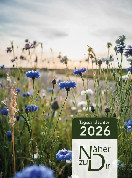 Näher zu Dir! 2026 -  Buchkalender Motiv "Blumen"